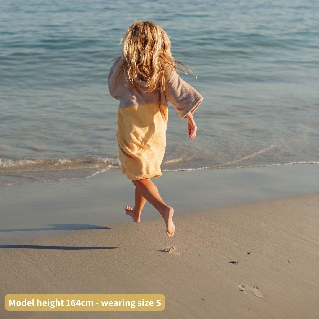 Sunshine Yellow Towel Poncho