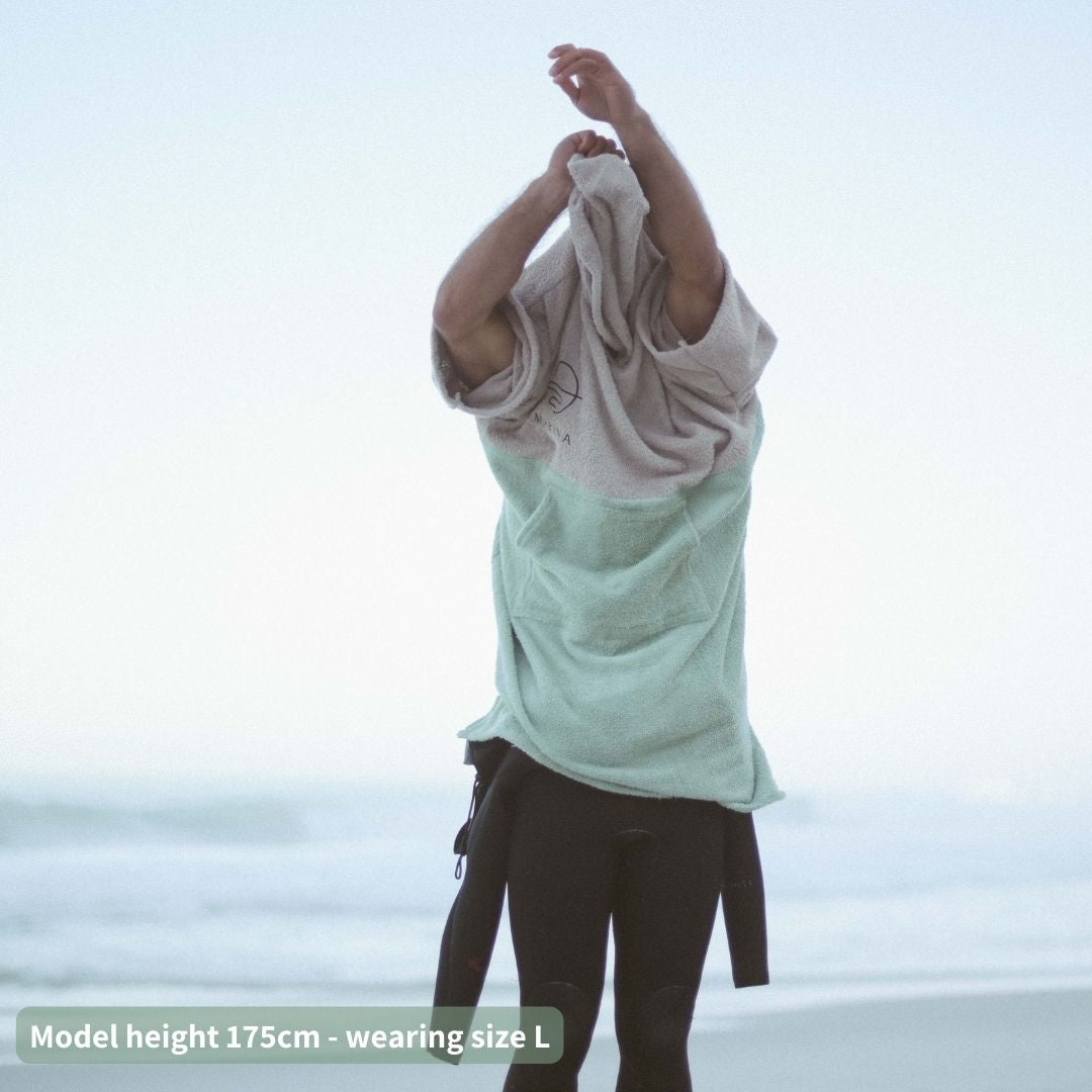 Sage Green Towel Poncho