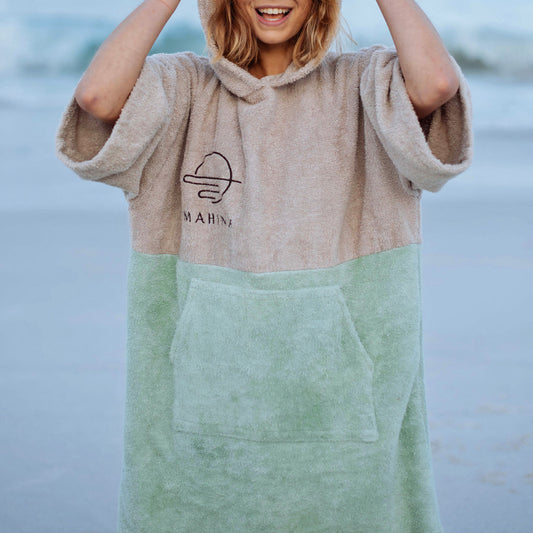 Sage Green Towel Poncho