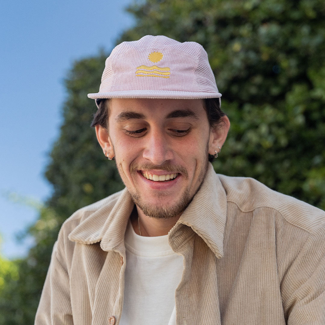 Purple Sea 5 Panel Cap