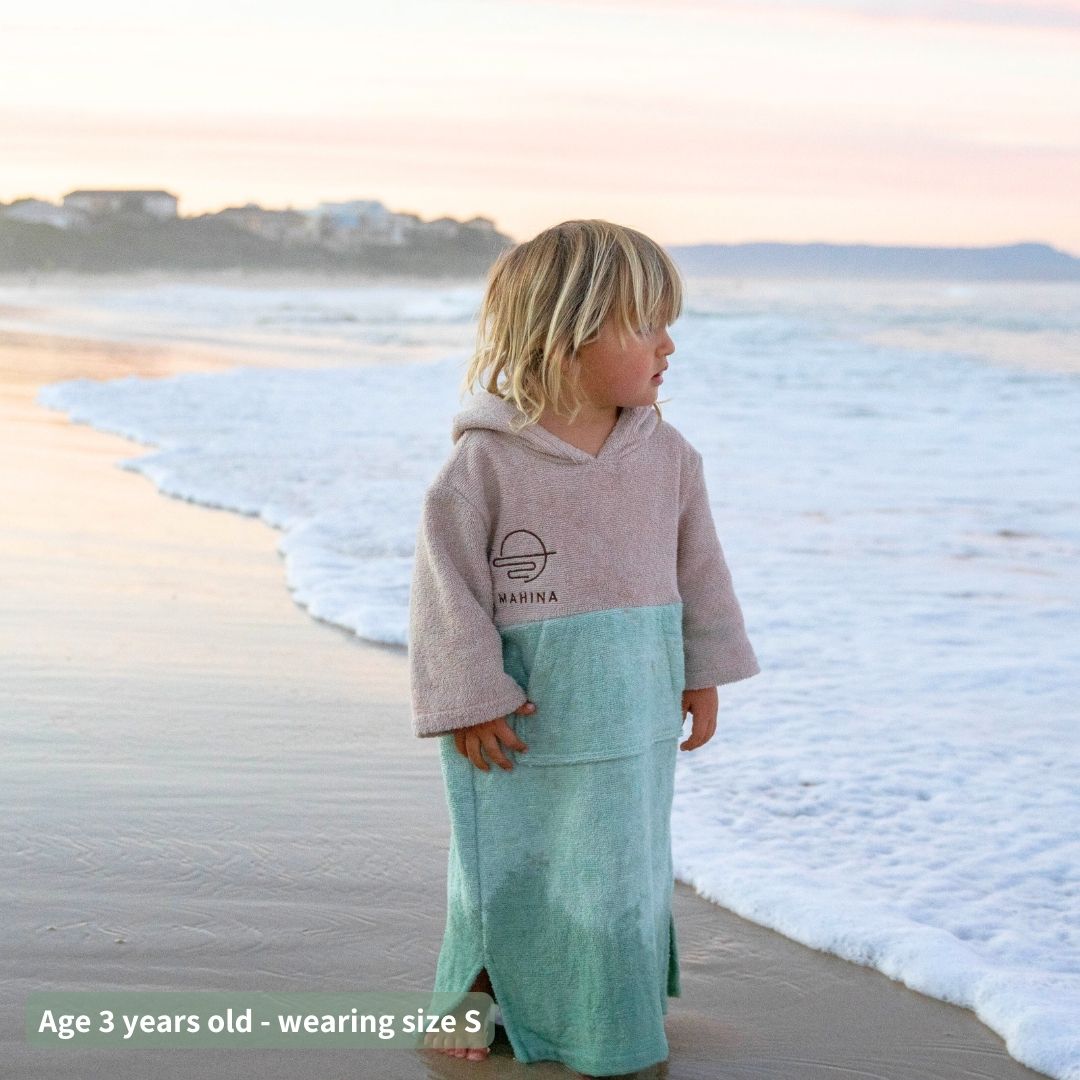 Kids Sage Green Towelie