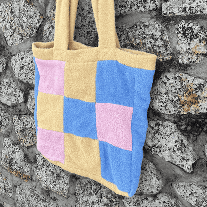 Up-Cycled Towel Tote Bag