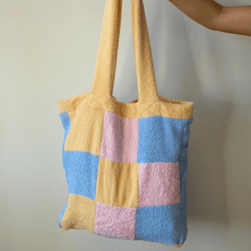 Up-Cycled Towel Tote Bag