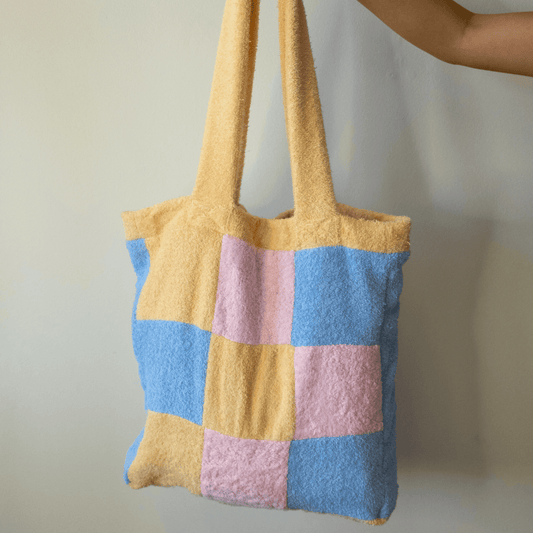 Up-Cycled Towel Tote Bag